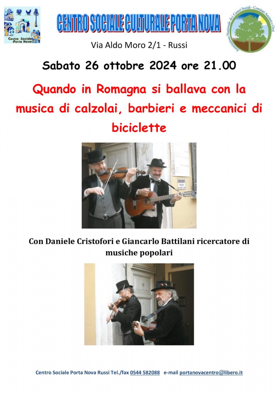 TORNA LA MUSICA PER UNA SERATA IN ALLEGRIA. ARRIVANO DANIELE CRISTOFORI & FRIEND 